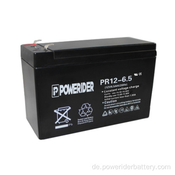 12V 6.5Ah Blei Bleibatterie Batterie